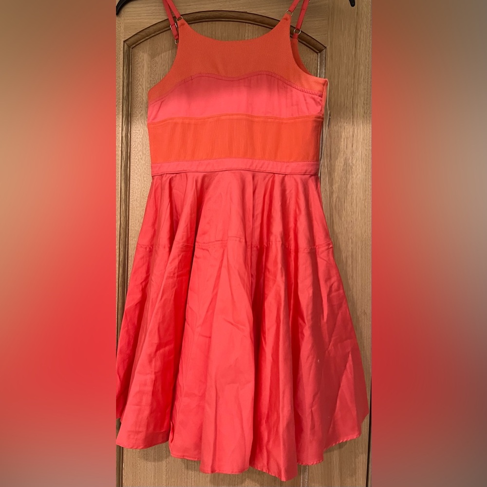 BRAND NEW Girls Truce Coral Flare Dress Size M (10-12)